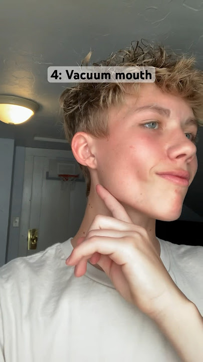 Full mewing tutorial for a perfect Jawline #shorts