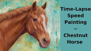 Horse Painting Time-Lapse | Oil On Canvas