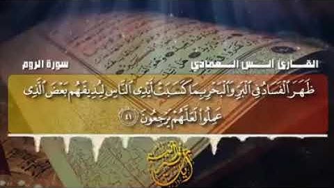 ماتيسر من سورة الروم     القارئ أنس حمادي