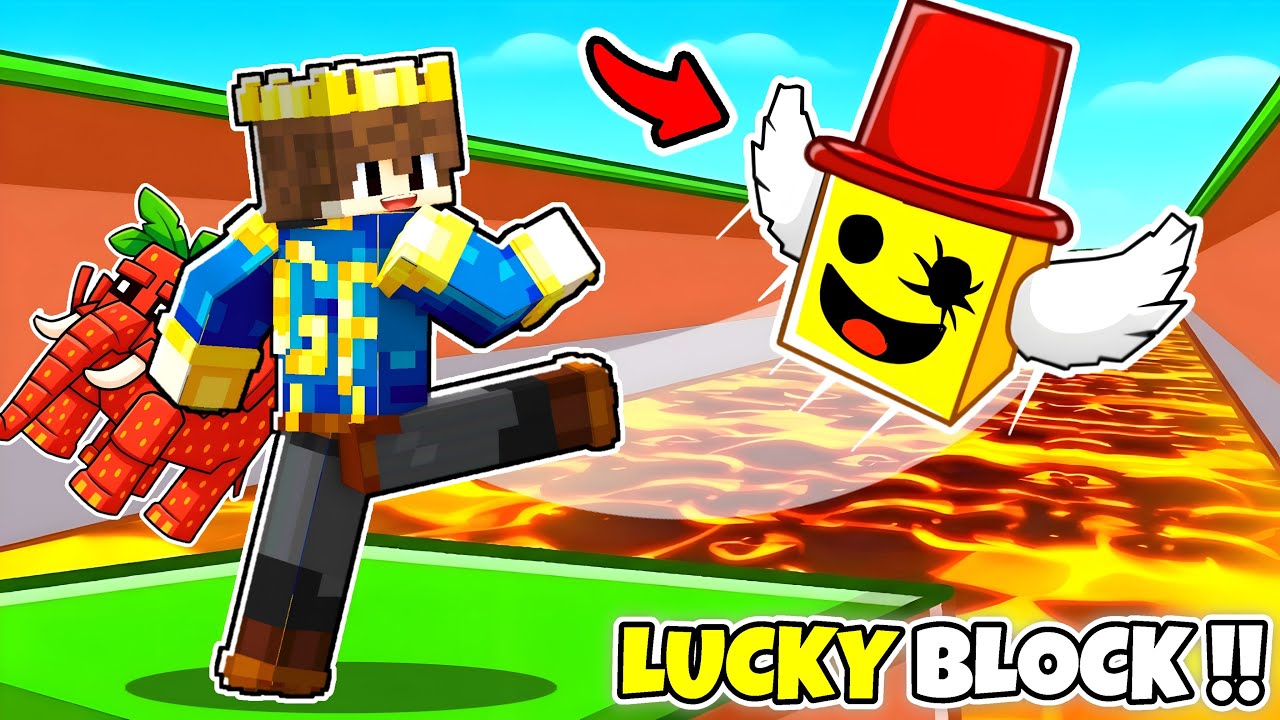 I PLAYED KICK A LUCKY BLOCK IN ROBLOX 😱| Rarest Brainrots