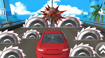 ✅Deadly Race Speed Bumps Car Full Gameplay Camaro Red Challenge gameplay Android and ios
