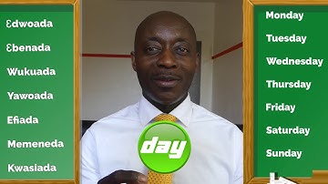 Learn  twi with Opoku | Asante twi | Twi days of the week