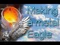 Casting a Pewter eagle