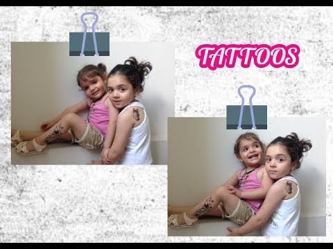 TATTOOS//ტატუს სალონი.მარიამმა და ლილემ გადაწყვიტეს ტატუების გაკეთება