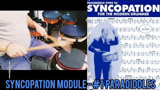 Syncopation Module - #1 Paradiddles #practicepad#tamatsp9#vicfirthsticks #drumexercise #rudiments
