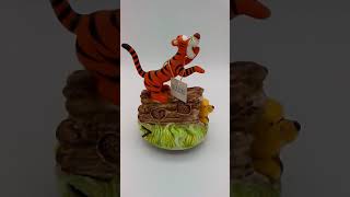 Vintage Disney Winnie the Pooh Schmid Music Box Plays THIS OLD MAN (Knick Knack Paddywack...)