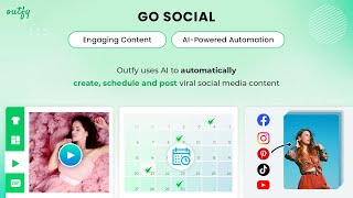 Outfy | Automated AI Powered Social Media tool for eCommerce stores | Shopify | Etsy | BigCommerce screenshot 2