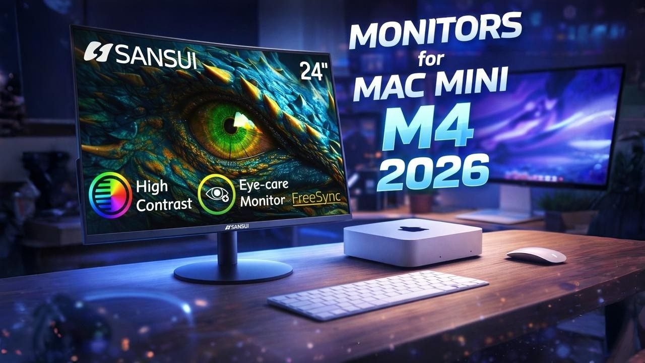 Top 6 Best Monitors for Mac Mini M4 (2026) 🖥️ – Best 4K Monitors For ...