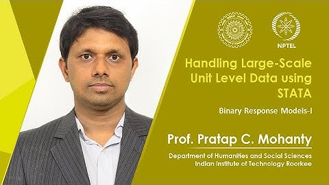 Lecture 32: Binary Response Model-I