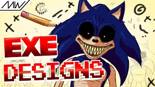 Designs do Sonic Exe O que faz alguns deles se destacarem Dicas de Design
