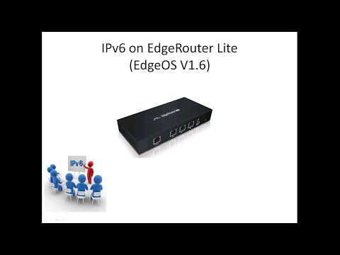 IPv6 On Edge Router Lite (EdgeOS V1.6)