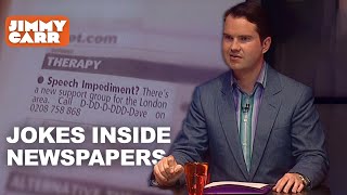 Unlikely Things to See in a Newspaper | Jimmy Carr