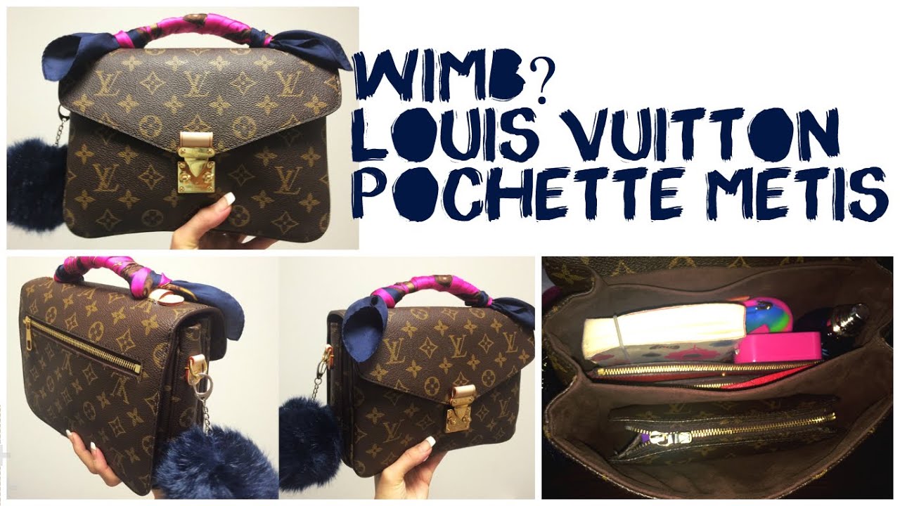 WIMB? What&#39;s in my bag : LV POCHETTE METIS - YouTube