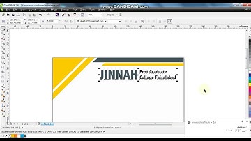 How to make letterhead and Experience letter in coreldraw x6 / Ahsan Sabri