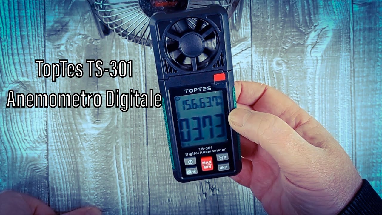 Anemometro Digitale GR-816B Portatile - Misura Velocità Vento E Temperatura Con Retroilluminazione - Foto 6