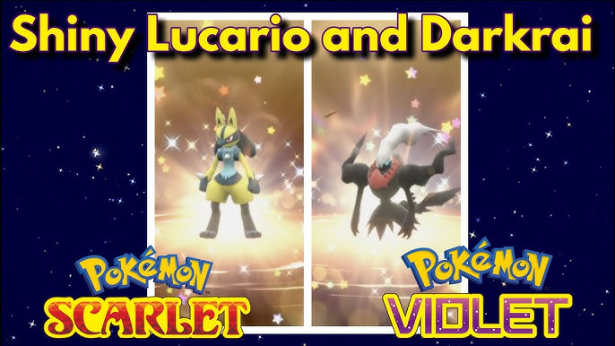 Darkrai AND Shiny Lucario?!? #Pokemon #pokemonscarletandviolet #pokemo, pokemon mystery gift