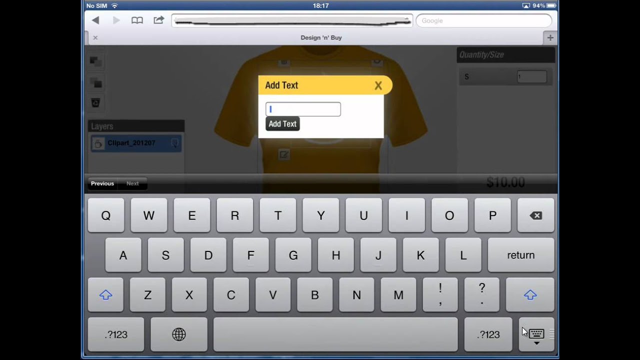 Design'n'Buy HTML5 Tshirt Designer Software Demo (HTML5 Version of All