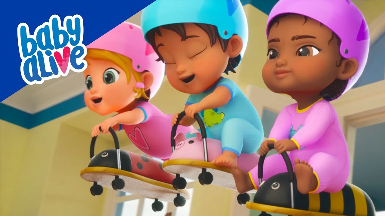 Baby Alive em Português Brasil💦Boneca Boo Boo👶🏽Desenhos Animados  Infantil 💕 