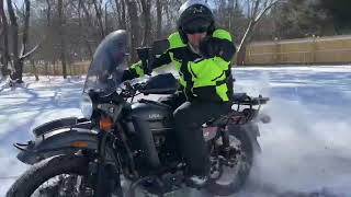 Ural Motorcycles Snow Day