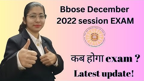 BBOSE December 2022 session Examination Update | Bihar Open Board New Notice 2023, BBOSE latest news