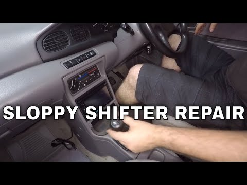 Loose gearshift / stick shift repair - bushing replacement