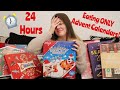 ONLY EATING ADVENT CALENDARS FOR 24 HOURS | Sammy Louise