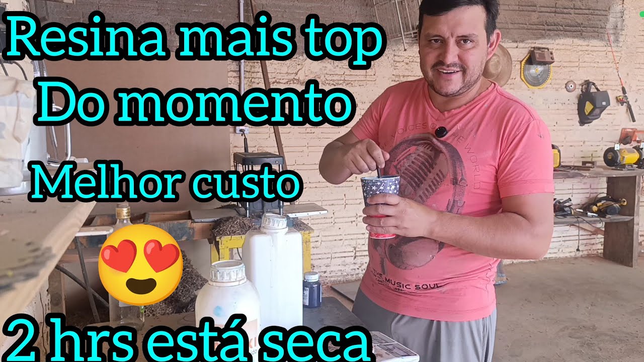 Resina epóxi mais top do momento 😱
