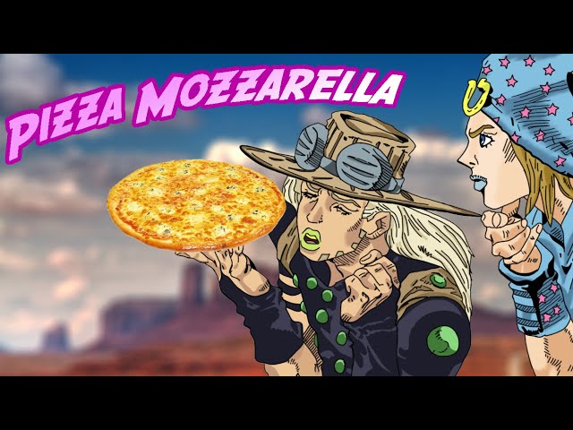 Pizza Mozzarella Song by Gyro Zeppeli- Slightly Animated class=