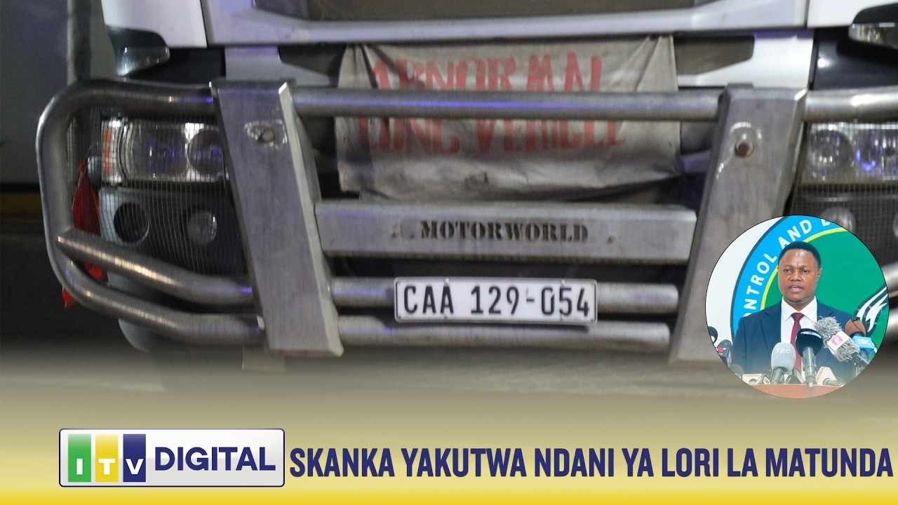 SKANKA YAKUTWA NDANI YA LORI LA MATUNDA