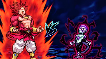 Broly Limit Break SSJ4 V2 OP (New) VS Black Frieza WXD V2 OP in Mugen