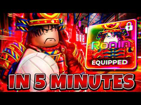 BECOME PRO RONIN In 5 MINUTES (Volleyball Legends)