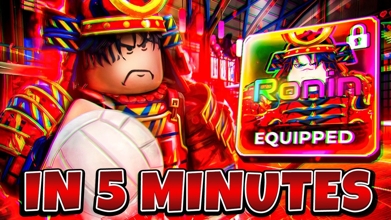 BECOME PRO RONIN In 5 MINUTES (Volleyball Legends)