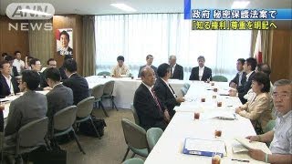 秘密保護法案「知る権利」明記を検討　政府（13/09/18）