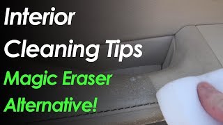 Interior Detailing Tips // Magic Eraser Alternative! // Leather Cleaning screenshot 4