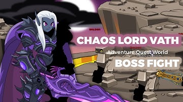 CHAOS LORD VATH : STALAGBITE - BOSS FIGHT (AQW Story Mode : The 13 Lords of Chaos FULL WALKTHROUGH)