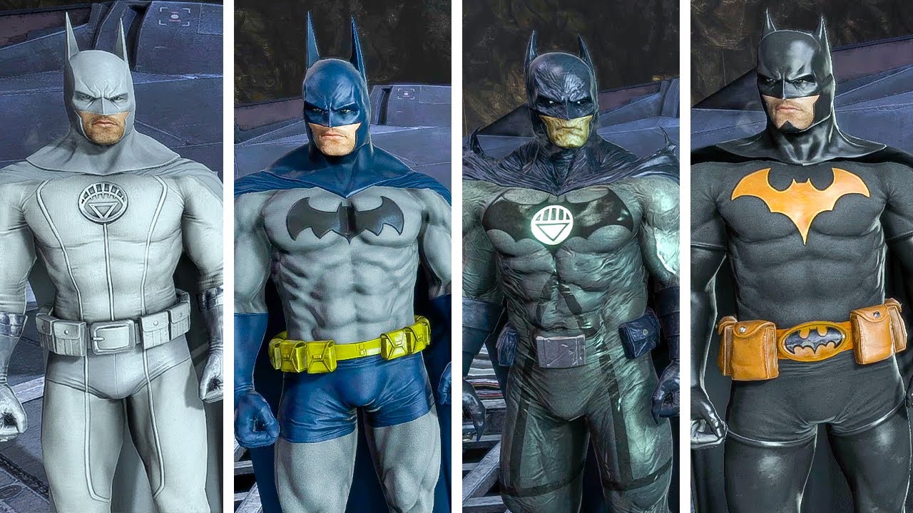 Batman: Arkham Origins - ALL Batman Suits - YouTube