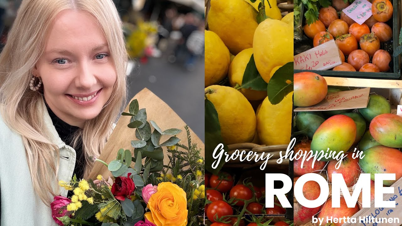 Farmer's markets & Grocery shopping in Rome, Italy | Making lasagna | Daily VLOG by Hertta Hiltunen