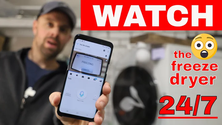 Watch Your Freeze Dryer 24/7 Freeze Dryer Wi-fi Ca...