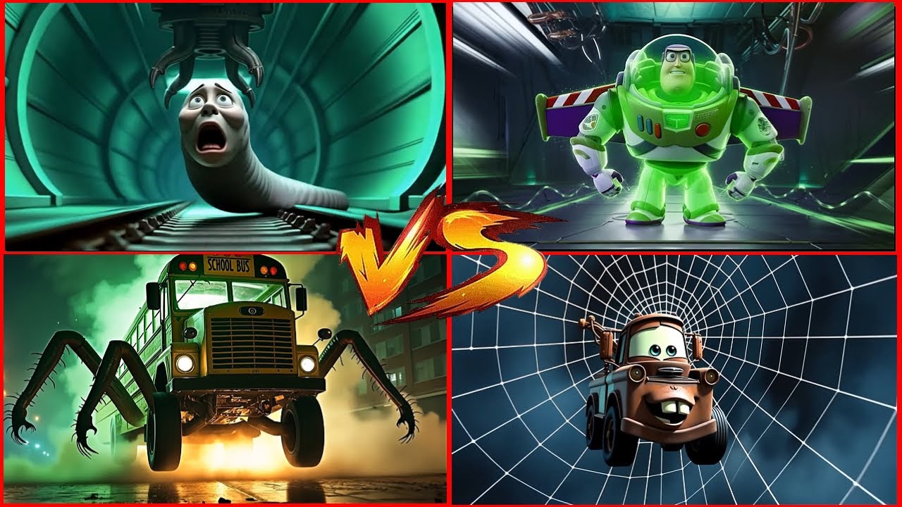 Seren Head 🆚 School Bus 🆚 McQueen eater 🆚 Infected SKY - TILES HOP EDM RUSH
