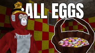 ALL EGGS in Big Scary Egg Hunt!