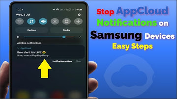How to Disable AppCloud Notification on Samsung Phones