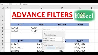 Create Custom Filters Using Excel Advanced Filter: Part 1 | #excel