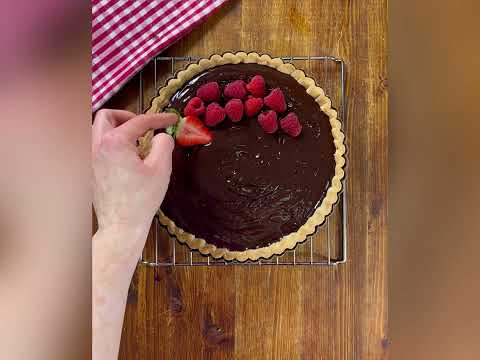 Crostata al cioccolato con farina di farro