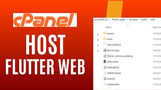 How To Host Flutter Web App On cPanel Tutorial