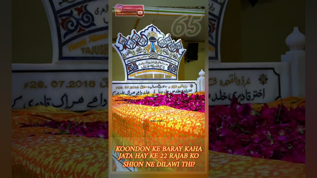 22TARIKH KI NIYAZ | AMEER E MUAVIYA K URS | SHIYO KI GUSTAKHI | TAJUSHSHARIA'AT | MUHADDIS E KABEER 