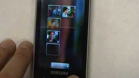 Android 2.1 on a Samsung Moment - Demo