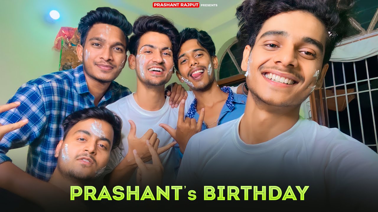 They Surprised me at Midnight 12pm | Birthday Celebration 🎉 | Prashant Rajput | PRASV Creation