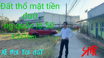Đất thổ mặt tiền quốc lộ 50 Thị Trấn Cần Giuộc