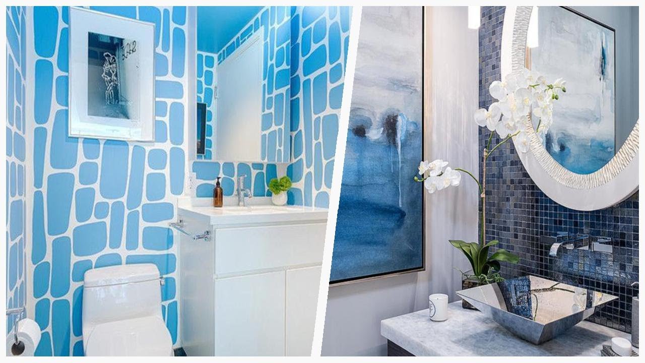 Transforming Small Powder Rooms with Blue Decor | Designer CheatSheet