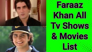 Faraaz Khan All Tv Serials List || Full Filmography || Indian Actor